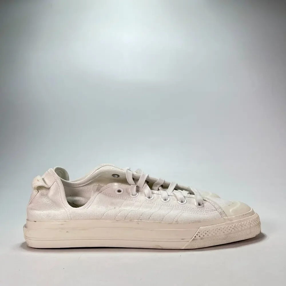 adidas Originals Nizza RF Cloud White Canvas Casual Sneakers EF1883 Mens Sz 10.5
